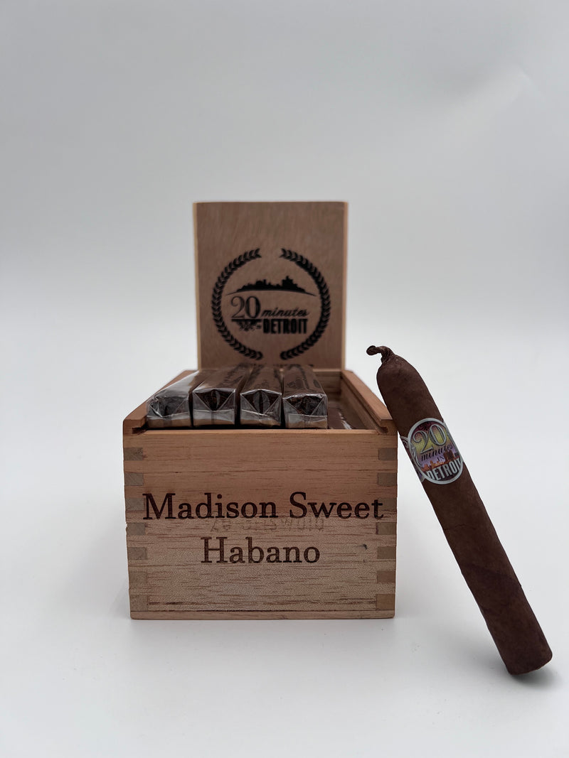 20 minutes in Detroit: MADISON SWEET HABANO 4.5X44 (BOX OF 20)