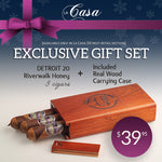 Exclusive Gift Set - 3 Cigars + Wooden Carrying Case